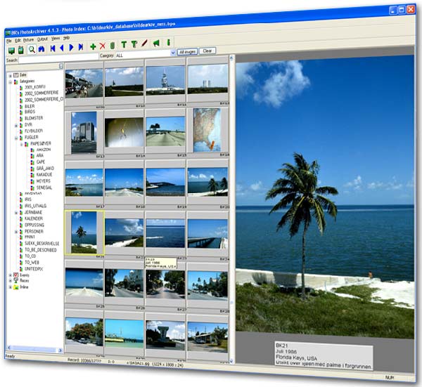 BR's PhotoArchiver - An easy way to organize your digital photos.